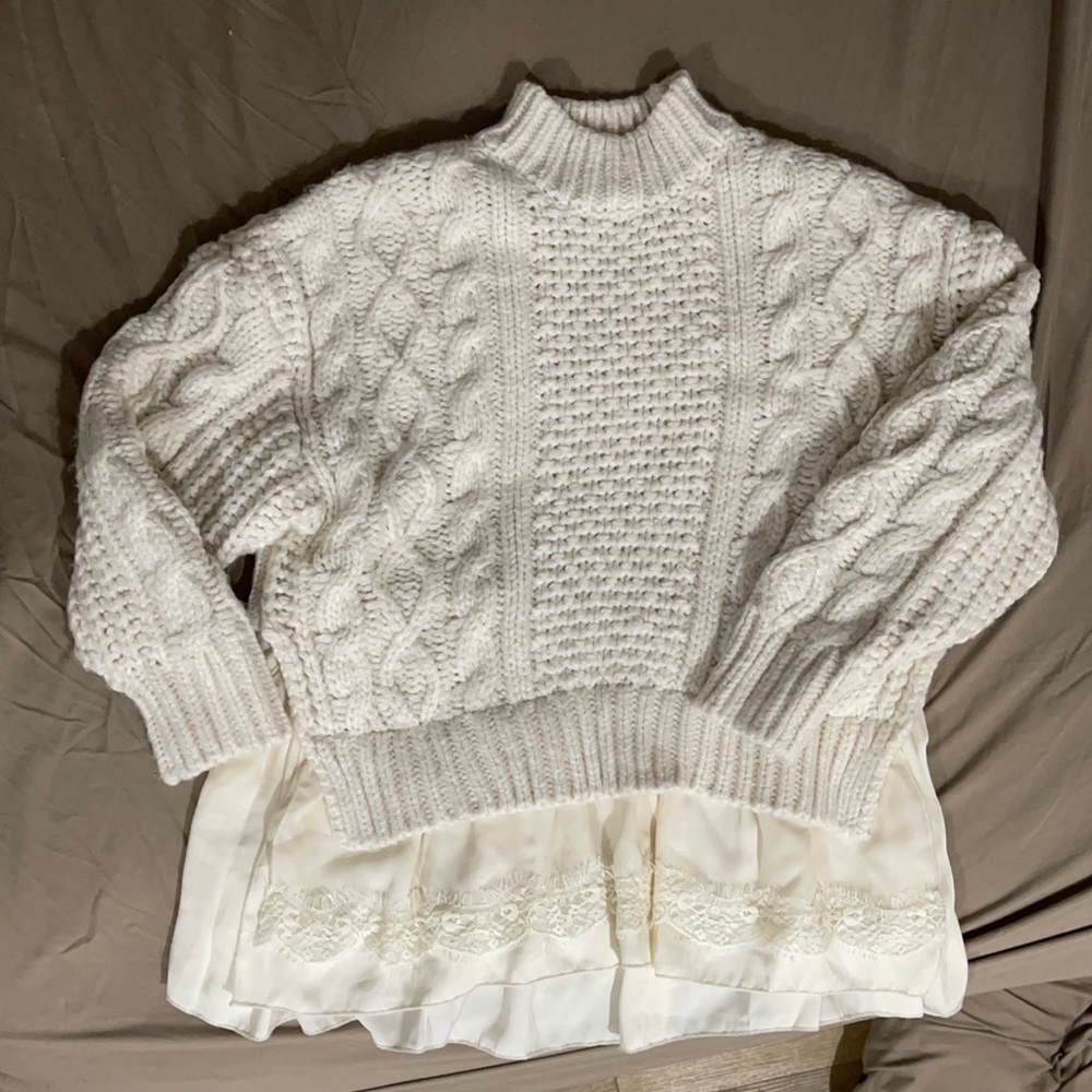 Zara oversized knit sweater